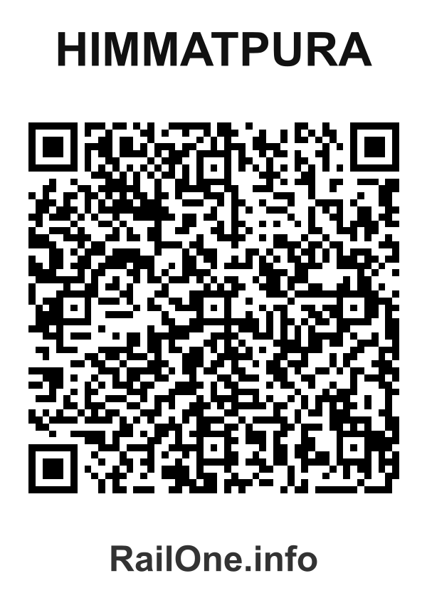 RailOne QR Code for Himmatpura station