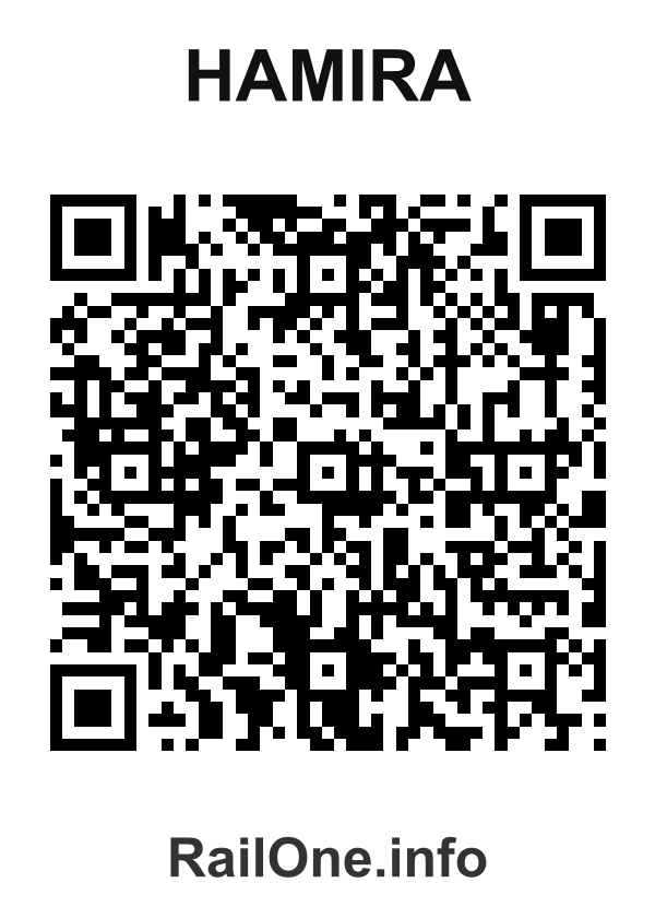 RailOne QR Code for Hamira station