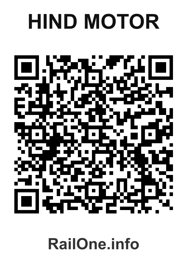 RailOne QR Code for Hind Motor station