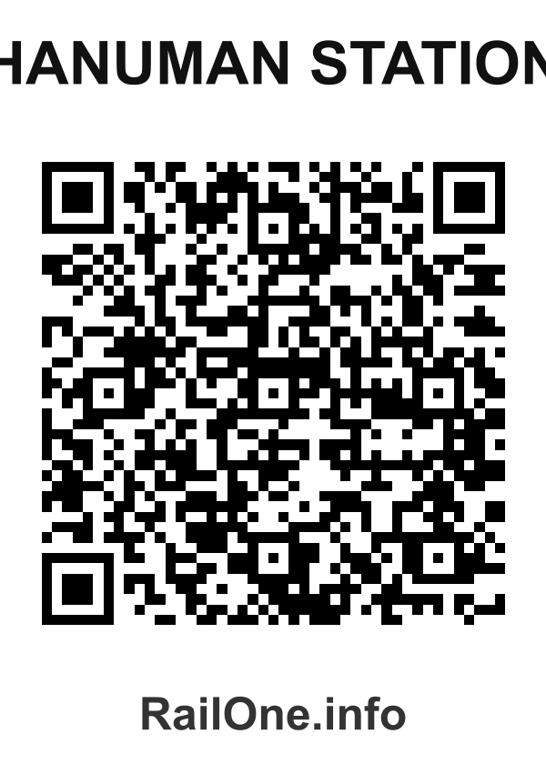 RailOne QR Code for Hanuman Station station