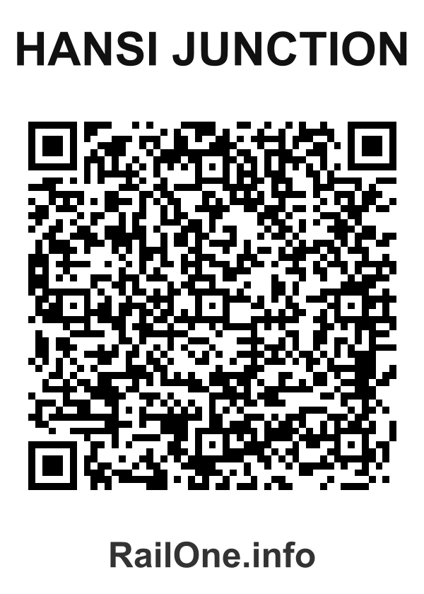 RailOne QR Code for Hansi Junction station