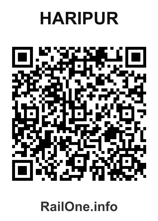 RailOne QR Code for Haripur station