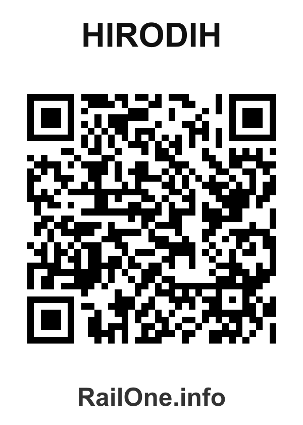RailOne QR Code for Hirodih station