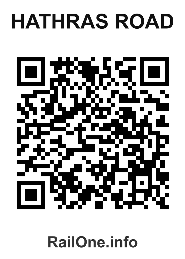 RailOne QR Code for Hathras Road station