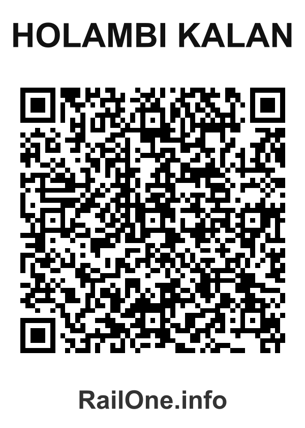 RailOne QR Code for Holambi Kalan station