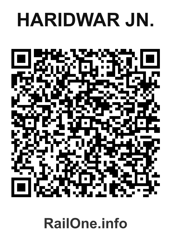 RailOne QR Code for Haridwar Jn. station