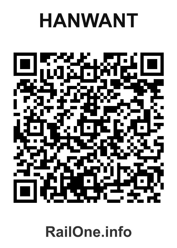 RailOne QR Code for Hanwant station