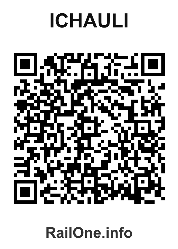 RailOne QR Code for Ichauli station