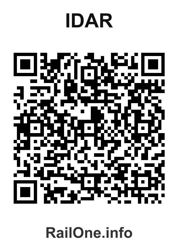 RailOne QR Code for Idar station