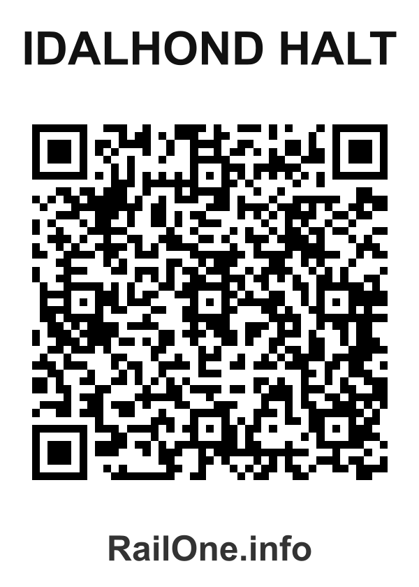 RailOne QR Code for Idalhond Halt station