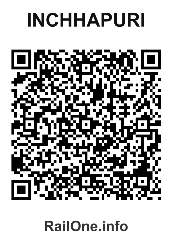 RailOne QR Code for Inchhapuri station