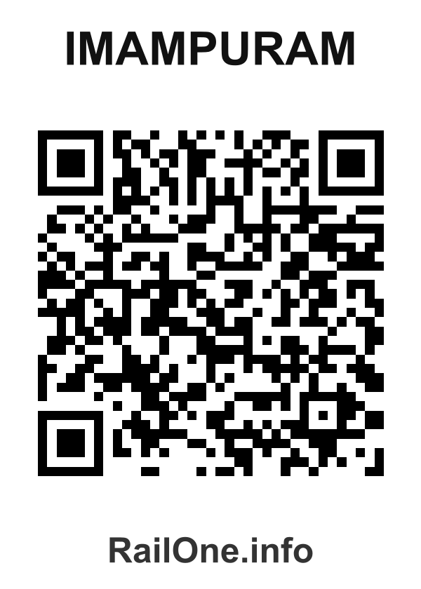 RailOne QR Code for Imampuram station