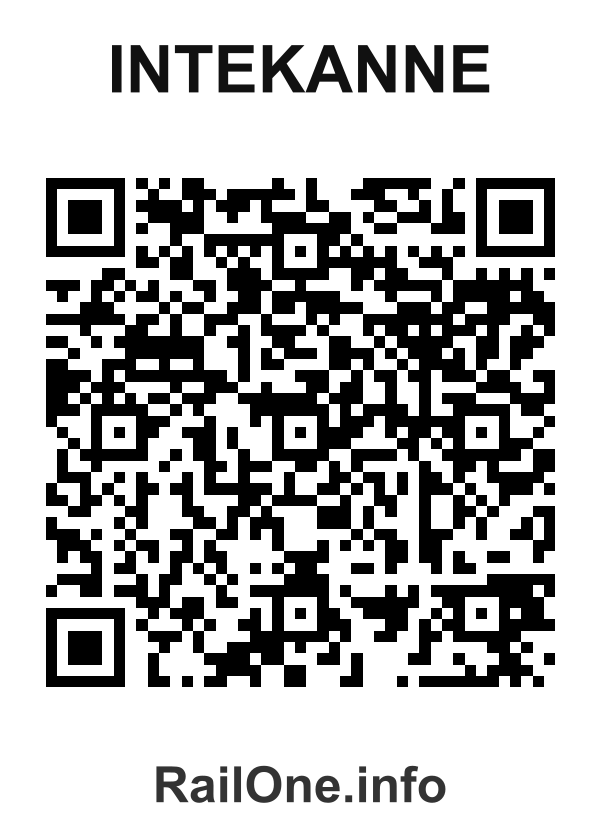 RailOne QR Code for Intekanne station