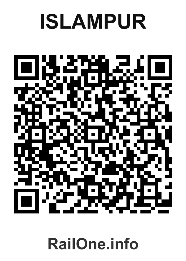 RailOne QR Code for Islampur station
