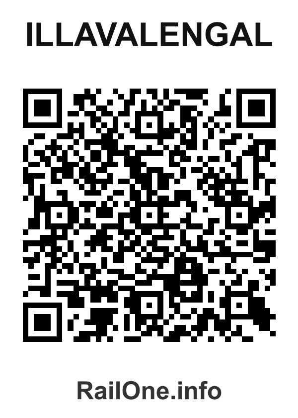 RailOne QR Code for Illavalengal station