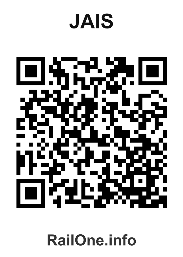 RailOne QR Code for Jais station
