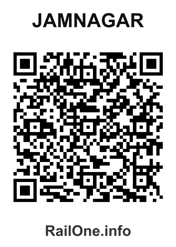 RailOne QR Code for Jamnagar station