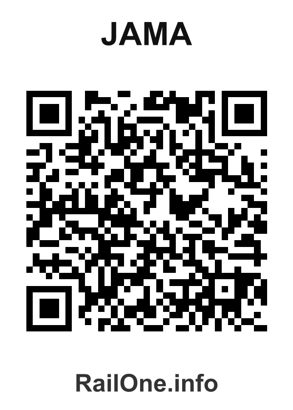 RailOne QR Code for Jama station
