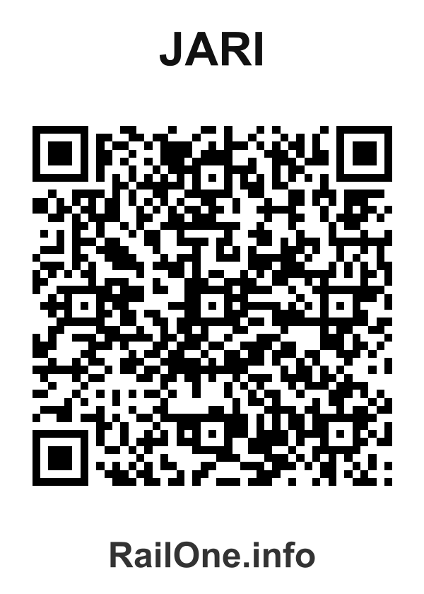 RailOne QR Code for Jari station