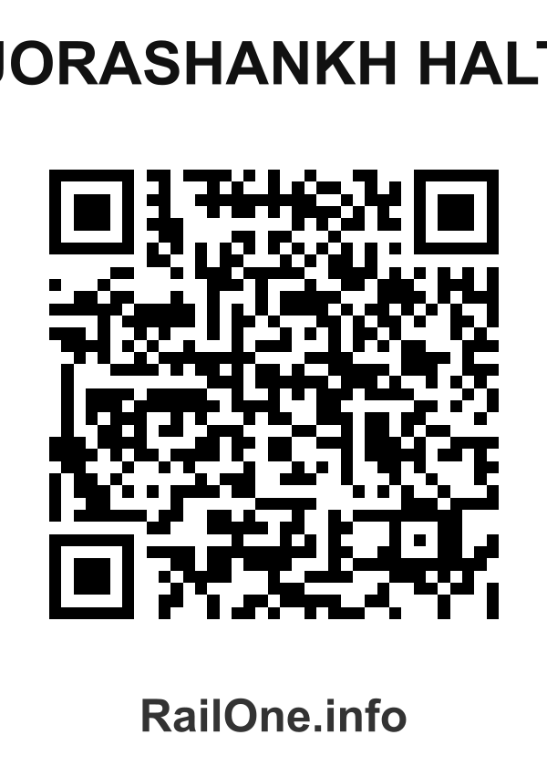 RailOne QR Code for Jorashankh Halt station