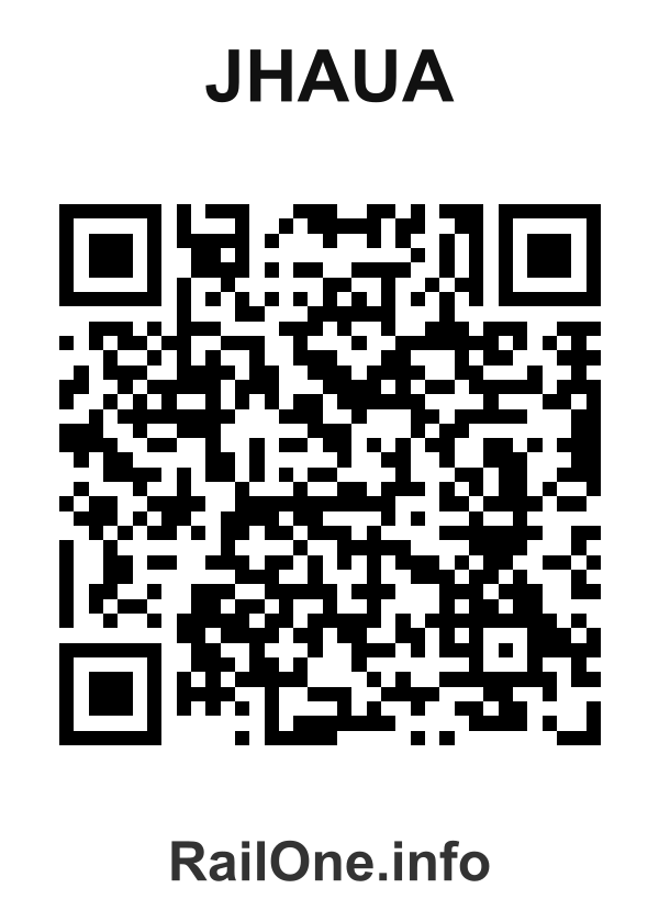 RailOne QR Code for Jhaua station
