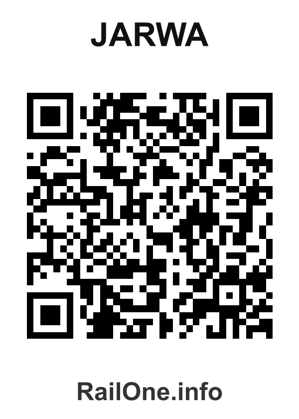 RailOne QR Code for Jarwa station