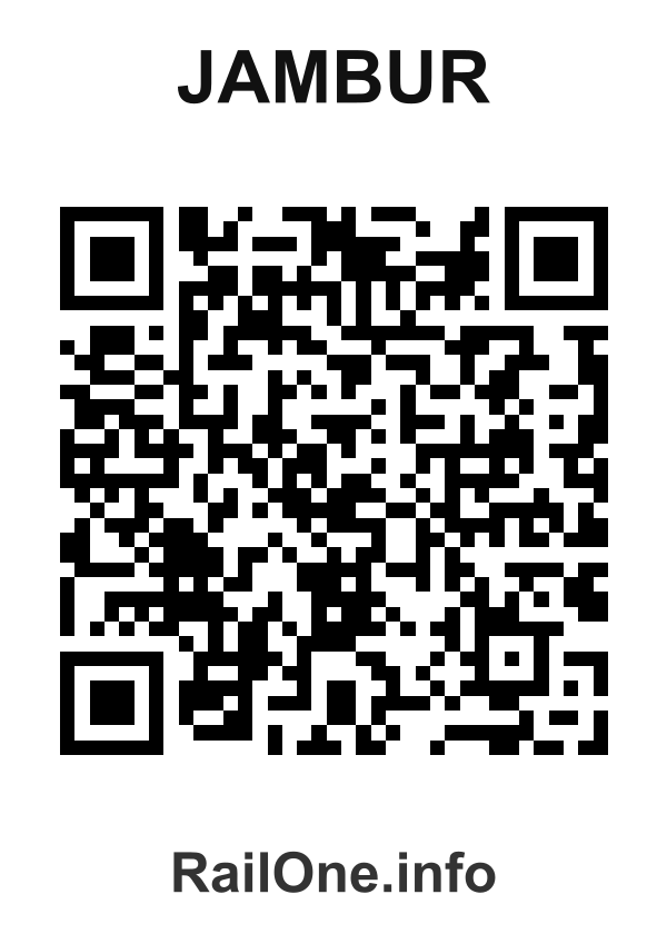 RailOne QR Code for Jambur station