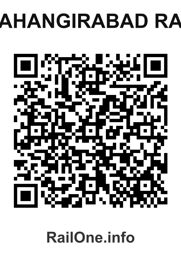 RailOne QR Code for Jahangirabad Raj station