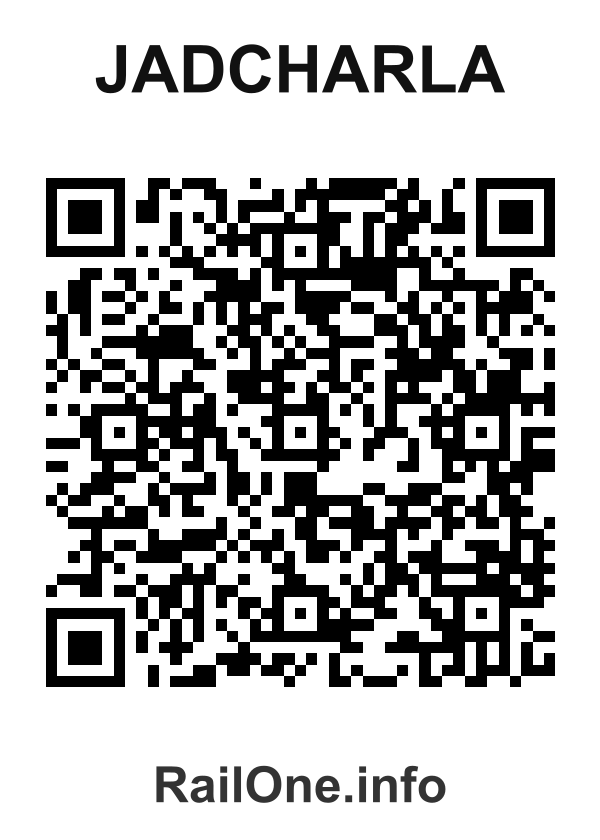 RailOne QR Code for Jadcharla station