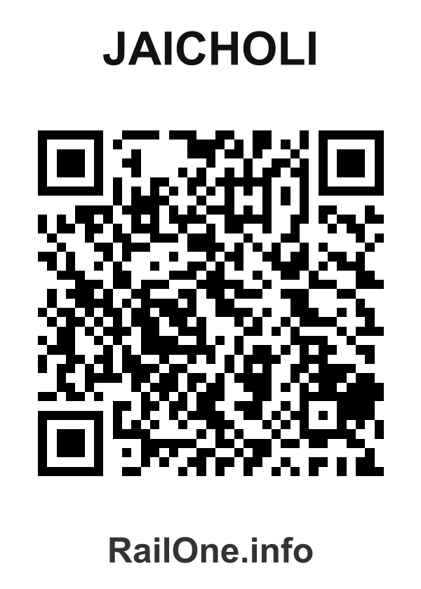 RailOne QR Code for Jaicholi station