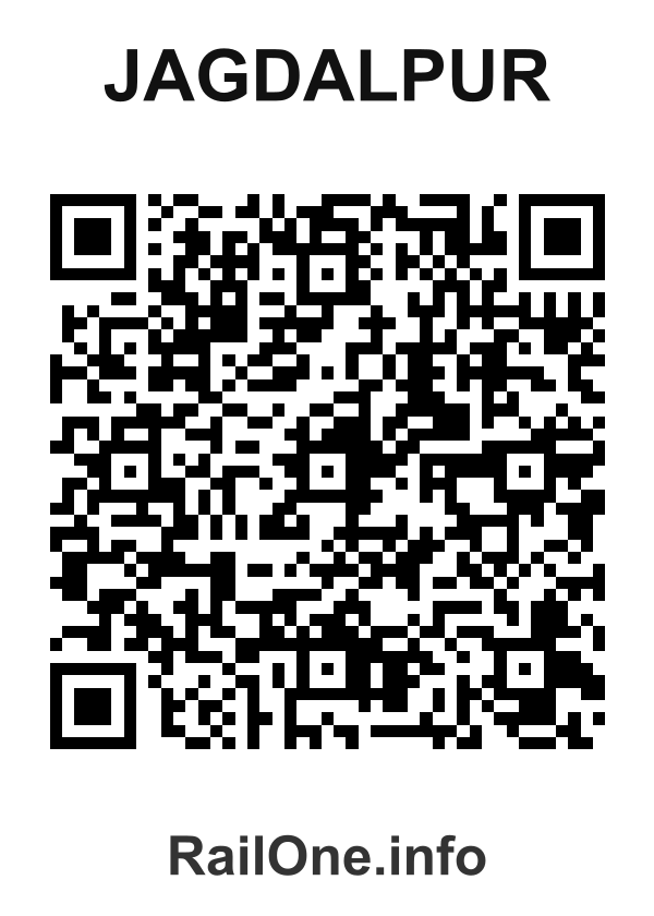 RailOne QR Code for Jagdalpur station