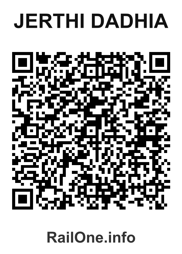 RailOne QR Code for Jerthi Dadhia station