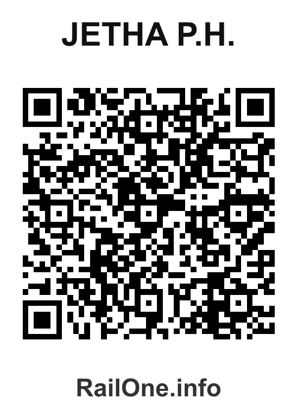 RailOne QR Code for Jetha P.h. station