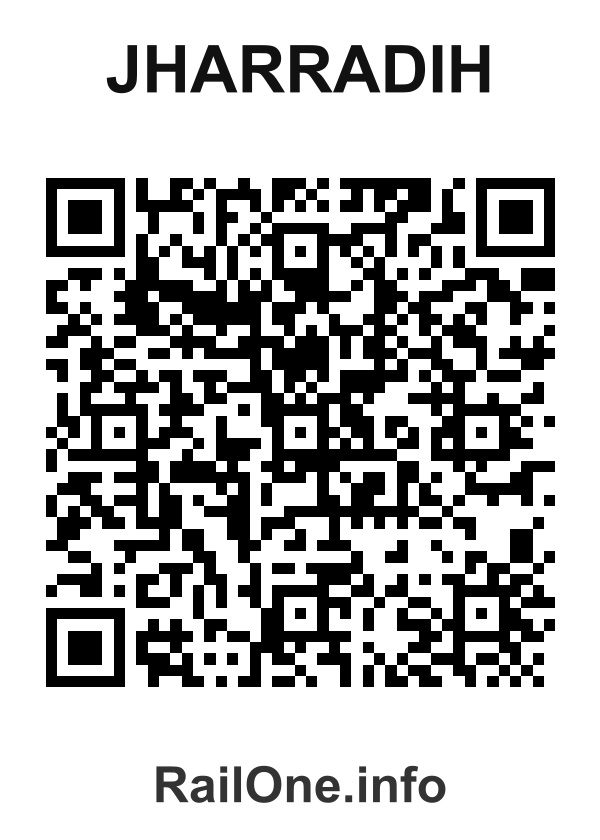 RailOne QR Code for Jharradih station