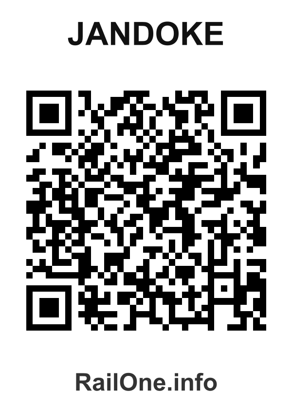 RailOne QR Code for Jandoke station
