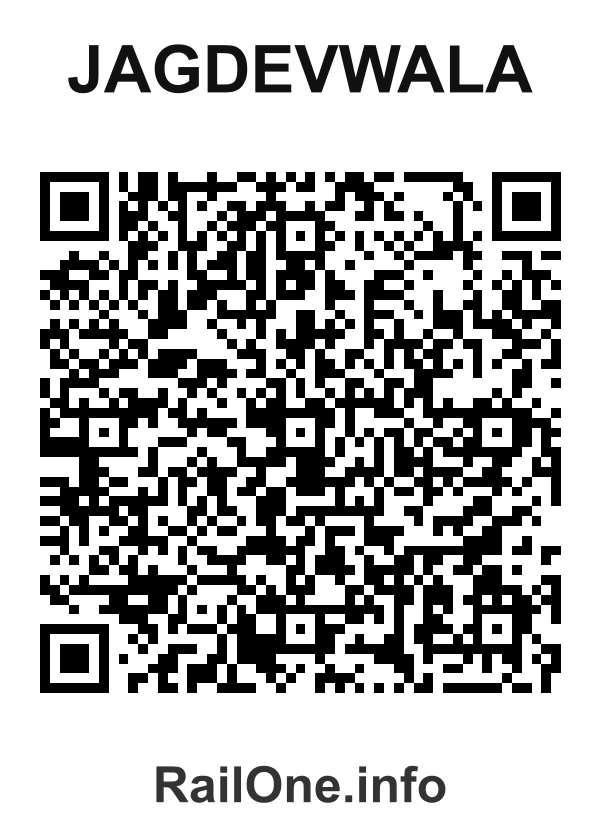 RailOne QR Code for Jagdevwala station