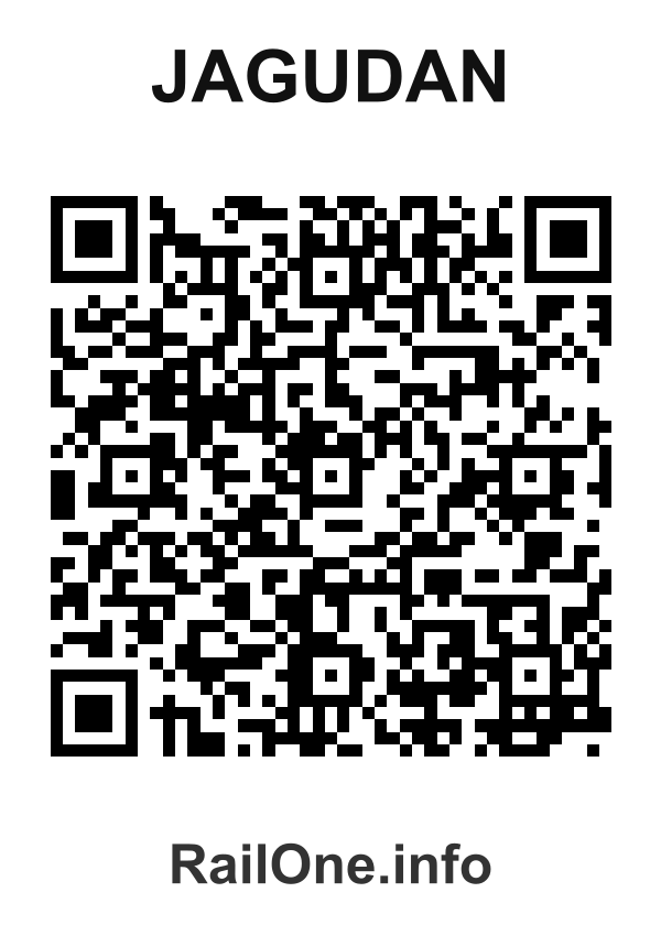 RailOne QR Code for Jagudan station