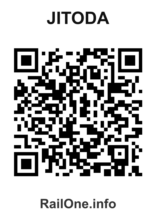 RailOne QR Code for Jitoda station