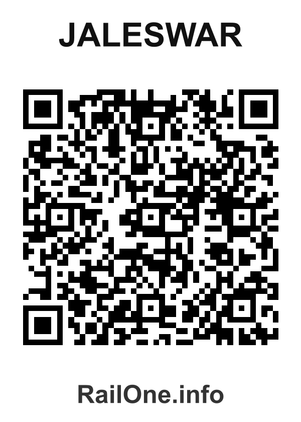 RailOne QR Code for Jaleswar station