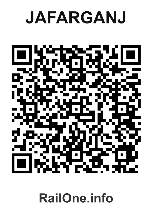 RailOne QR Code for Jafarganj station