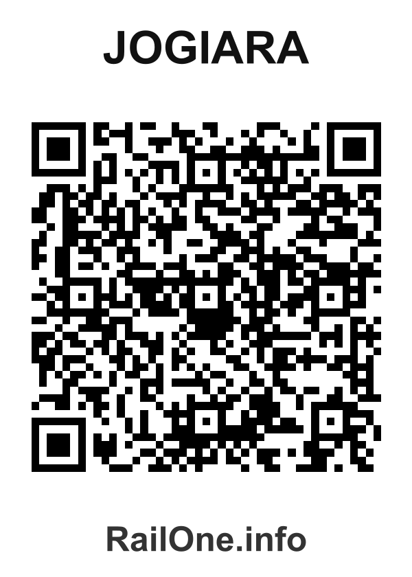 RailOne QR Code for Jogiara station