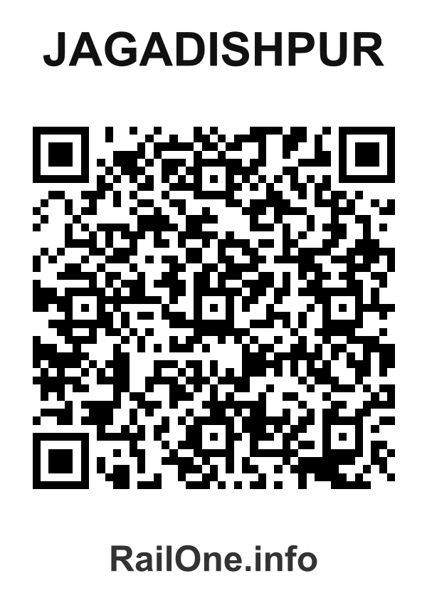 RailOne QR Code for Jagadishpur station