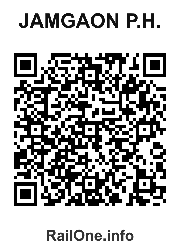 RailOne QR Code for Jamgaon P.h. station