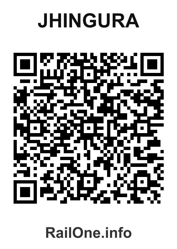 RailOne QR Code for Jhingura station