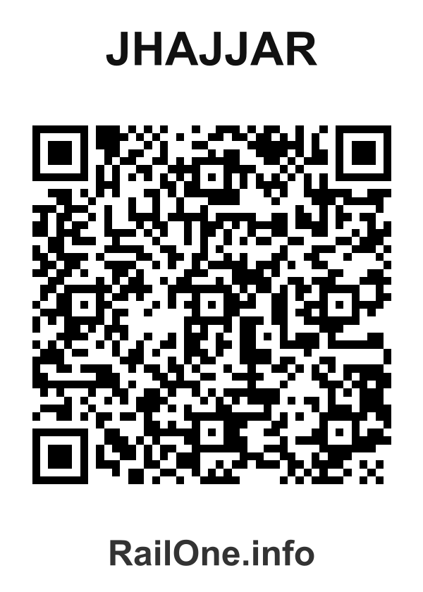 RailOne QR Code for Jhajjar station