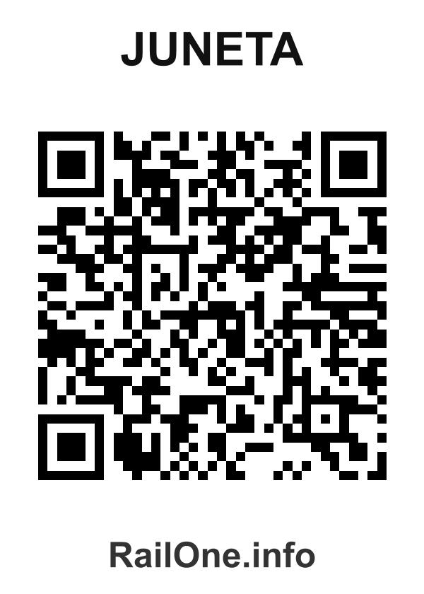 RailOne QR Code for Juneta station