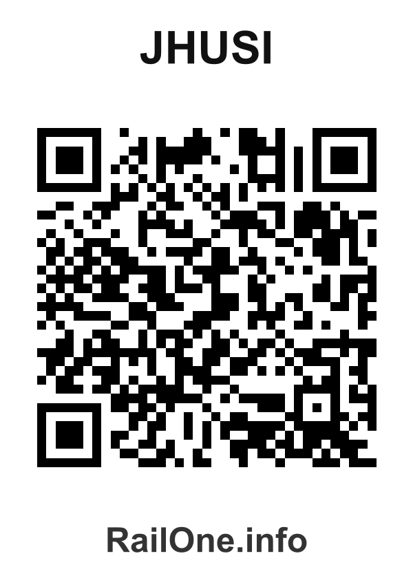 RailOne QR Code for Jhusi station