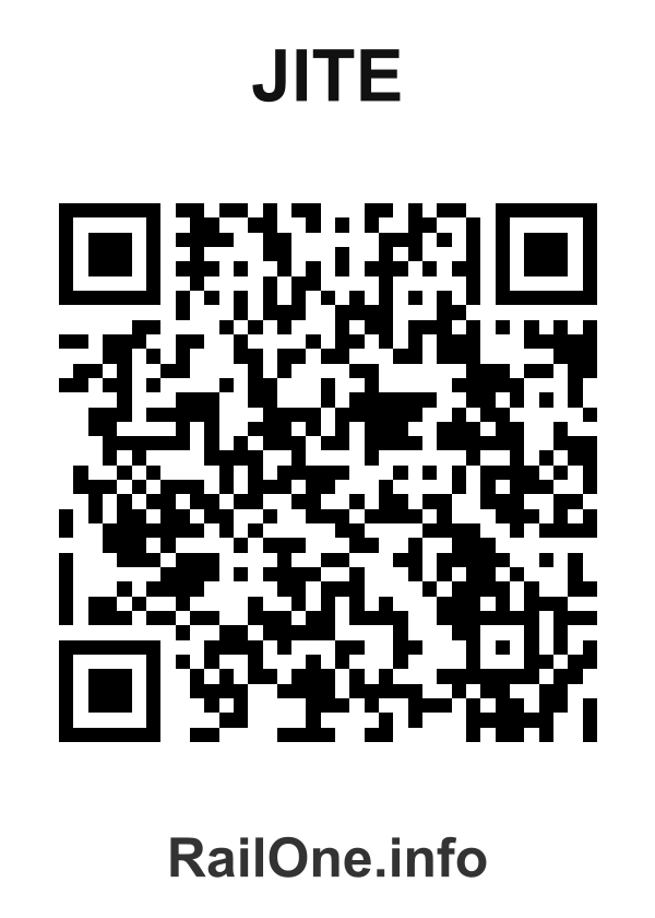 RailOne QR Code for Jite station