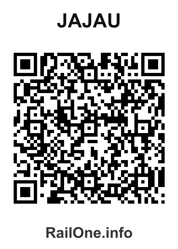 RailOne QR Code for Jajau station