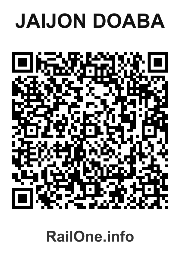 RailOne QR Code for Jaijon Doaba station